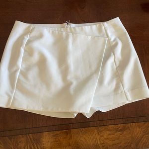 White Skort